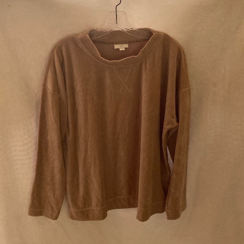 J.Jill Woman’s Fuzzy Brown Sweater